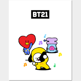 bt21 bts exclusive design 85 Posters and Art